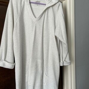 STYLE & CO SPORT SOFT KNIT LONG HOODIE TOP 2X